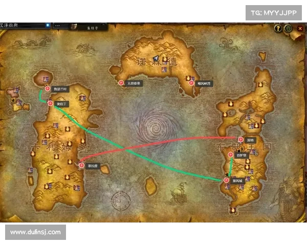 魔兽世界小地图位置调换：全新中心地图