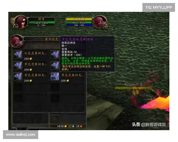 魔兽世界怀旧服：坐骑合成装备攻略